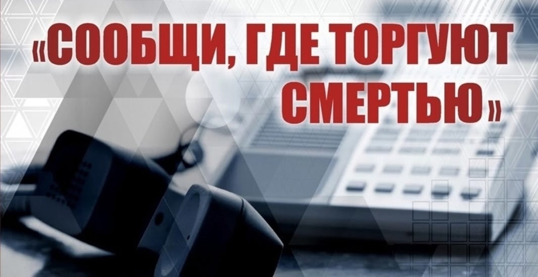 На Вологодчине стартовала акция «Сообщи, где торгуют смертью!»