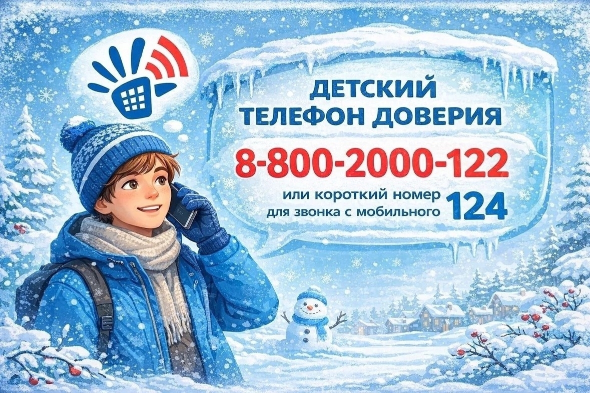 С 30 января по 5 февраля в Вологодской области проходит акция, посвящённая важнейшей службе – детскому телефону доверия.