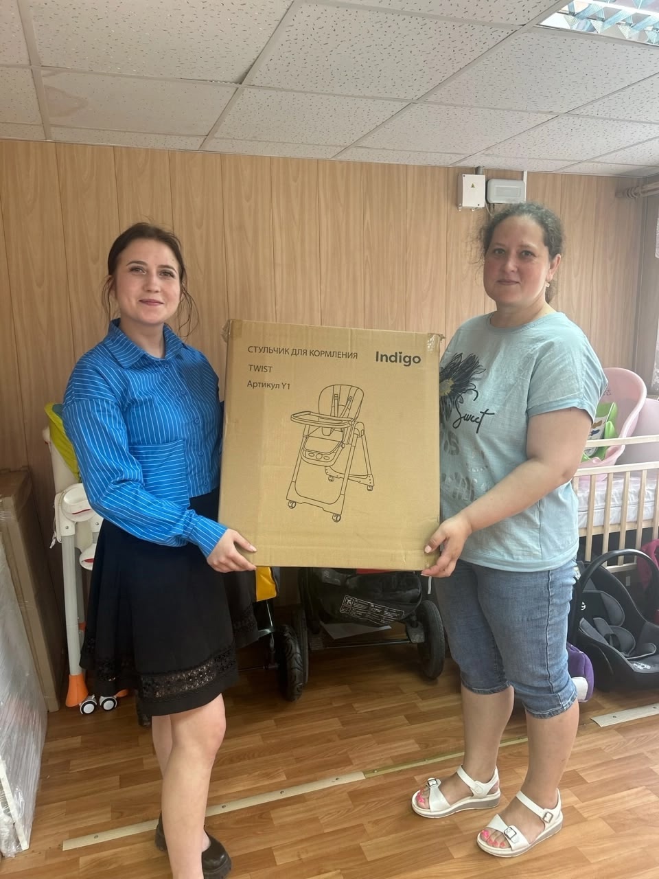 Пункт проката предметов первой необходимости для новорожденных детей функционирует на базе отделения срочного социального обслуживания