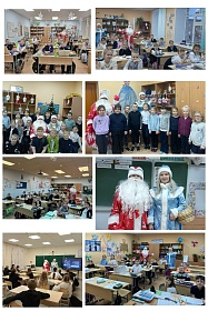 Дед Мороз и Снегурочка БУ СО ВО «КЦСОН Тарногского района» поздравили учащихся посещающих клуб «Детская кругосветка» на базе отделения по работе с семьей и детьми с наступающим Новым 2026 годом и Рождеством!